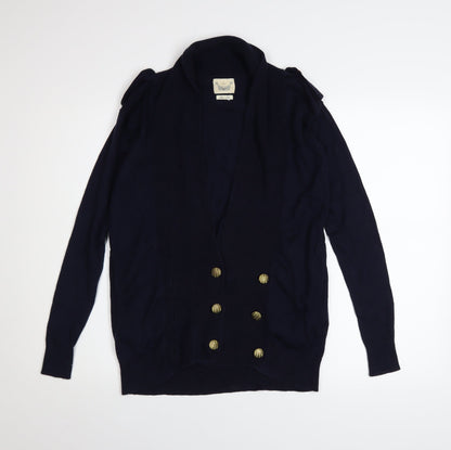 Womens UK Size 6 River Island Blue Cardigan Jumper