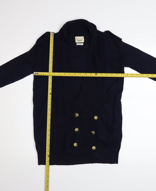 Womens UK Size 6 River Island Blue Cardigan Jumper