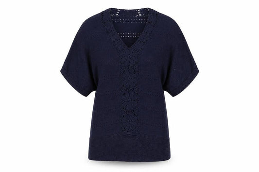 Womens UK Size S Monsoon Blue Pullover Jumper