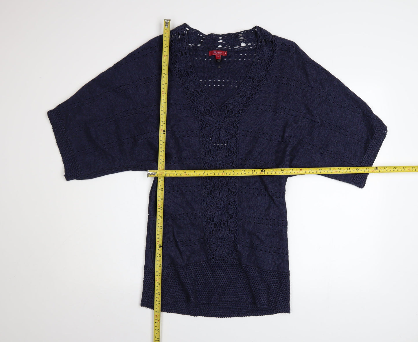 Womens UK Size S Monsoon Blue Pullover Jumper