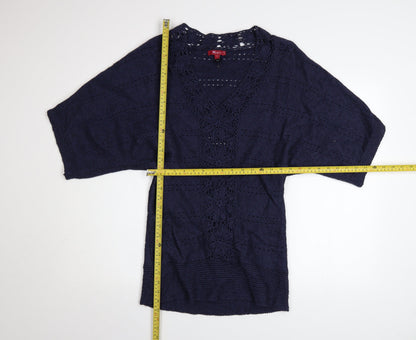 Womens UK Size S Monsoon Blue Pullover Jumper
