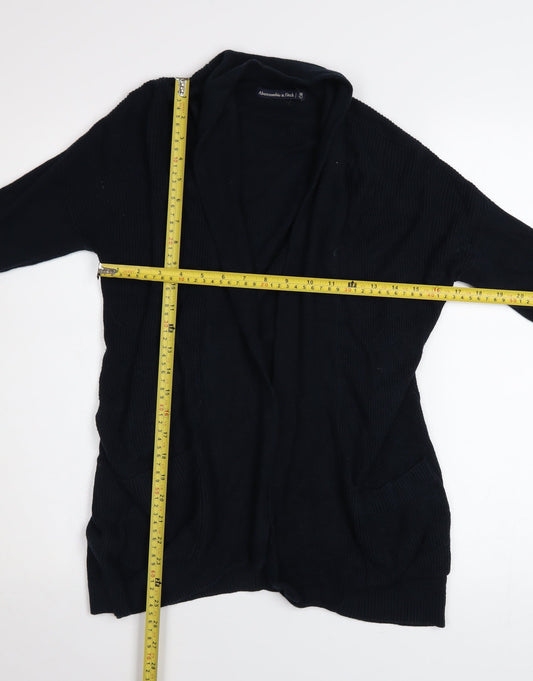 Womens UK Size XS Abercrombie & Fitch Black Cardigan Jumper