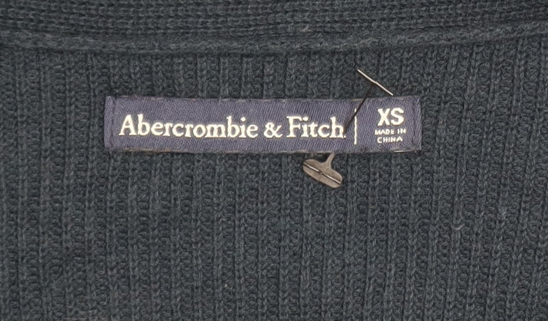 Womens UK Size XS Abercrombie & Fitch Black Cardigan Jumper