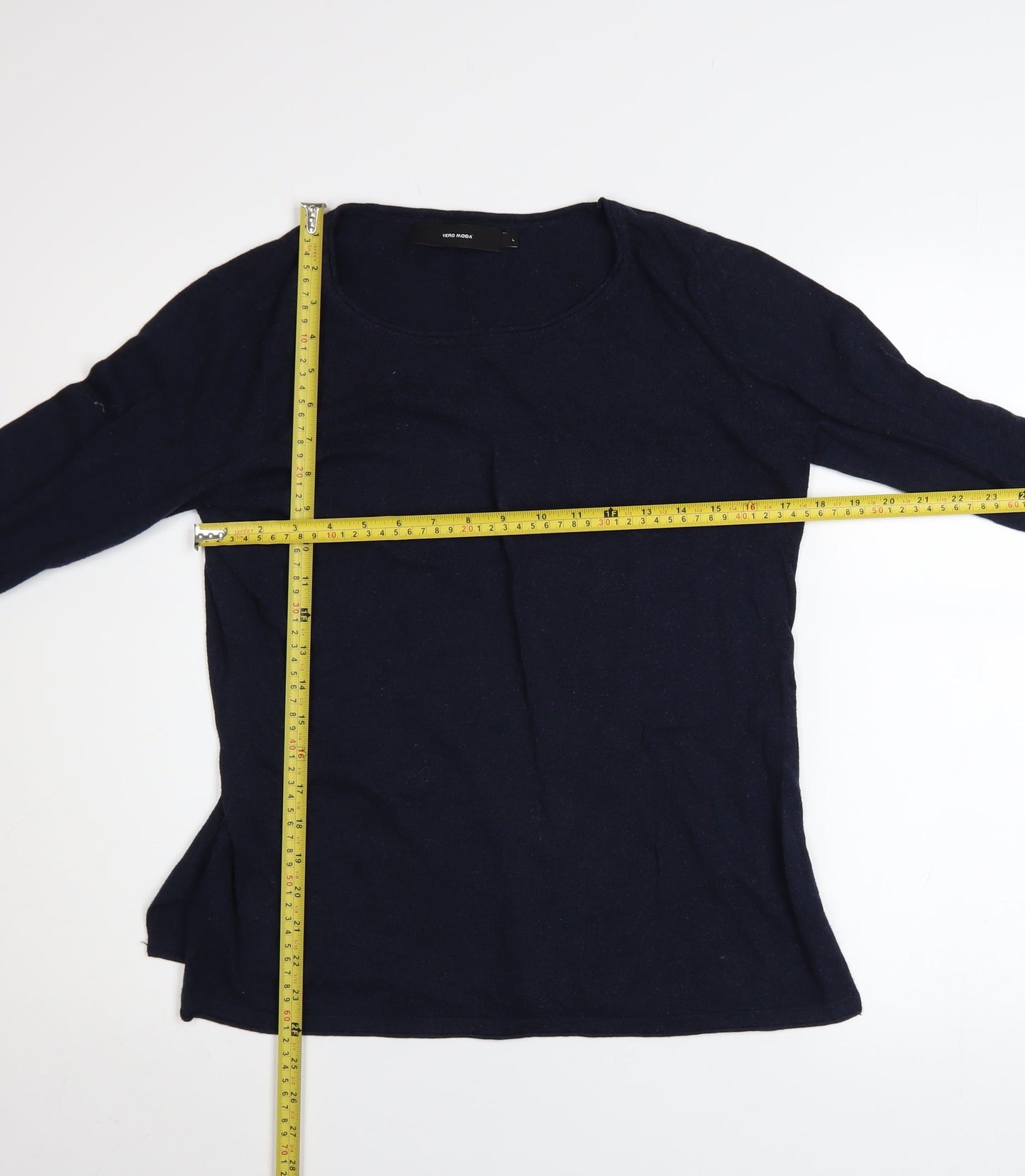 Womens UK Size L VERO MODA Blue Pullover Jumper