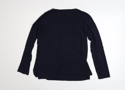Womens UK Size L VERO MODA Blue Pullover Jumper
