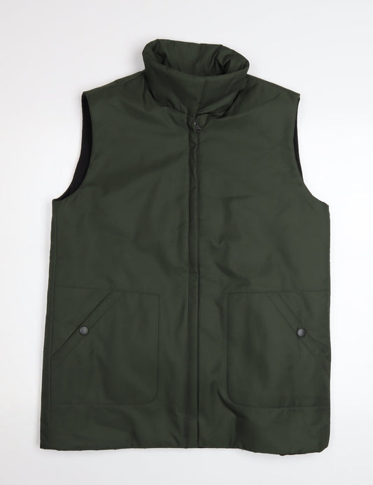 Viyella Men's Green Padded Bodywarmer Waistcoat Size M