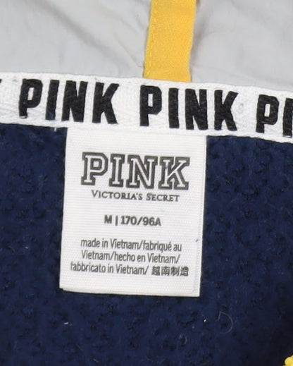 Womens UK Size 12 Victoria's Secret PINK Blue Pullover Sweatshirt