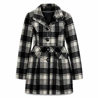 Womens UK Size 14 George Black Overcoat
