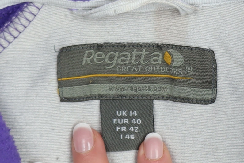 Womens UK Size 14 Regatta Purple Basic Jacket