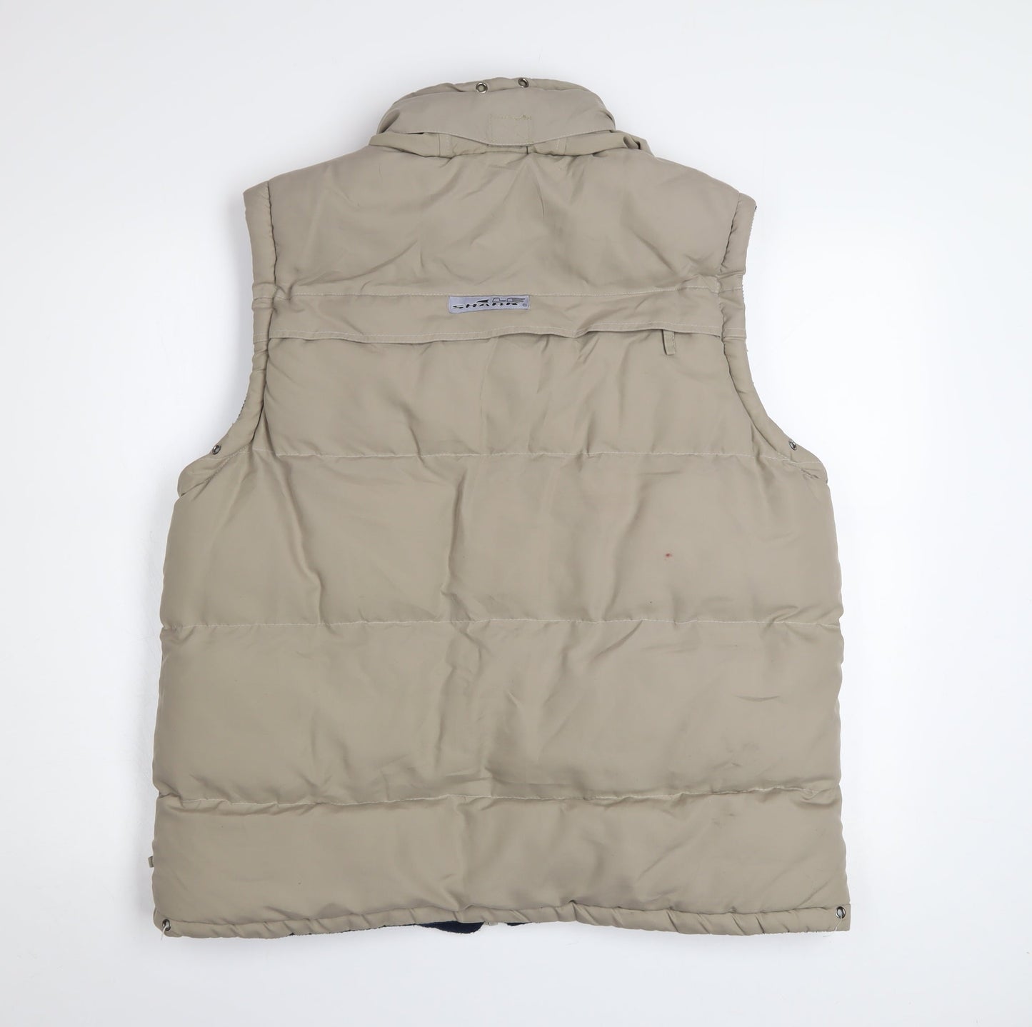Mens UK Size M Le Shark Beige Puffer Jacket