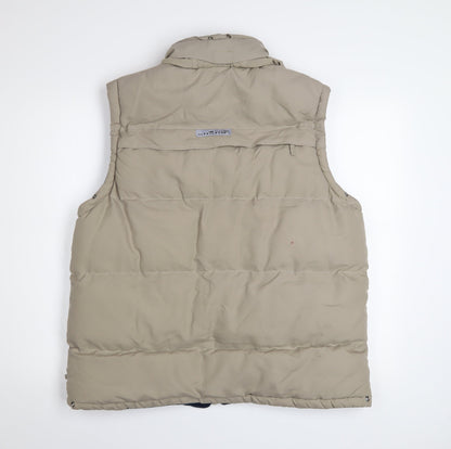 Mens UK Size M Le Shark Beige Puffer Jacket