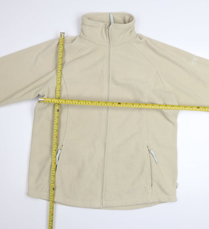 Regatta Women Beige Fleece Full Zip Jacket UK 18 Outdoor Lined