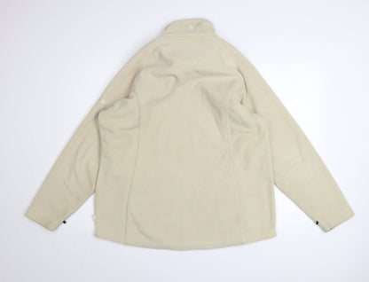 Regatta Women Beige Fleece Full Zip Jacket UK 18 Outdoor Lined