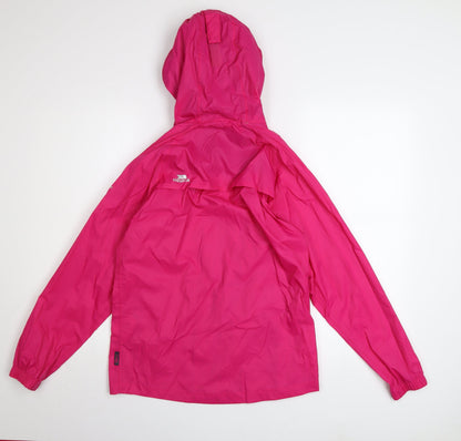 Girls UK Size 11-12 Years Trespass Pink Rain Coat