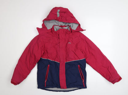 Girls UK Size 9-10 Years Trespass Multicoloured Puffer Jacket
