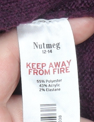 Womens UK Size 12-14 Nutmeg Jumper Dress