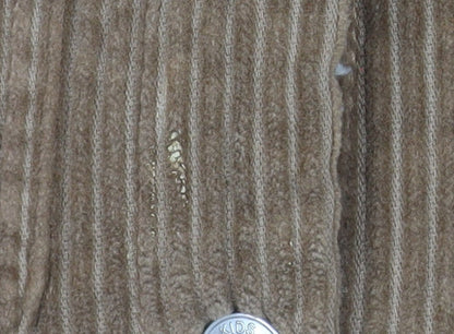 ZARA Girls Brown Corduroy Sherpa Lined Shirt Jacket 9-10 Years