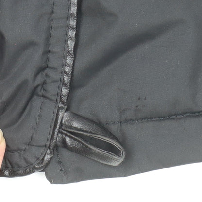 Womens UK Size 12 Fluid Black Parka Coat