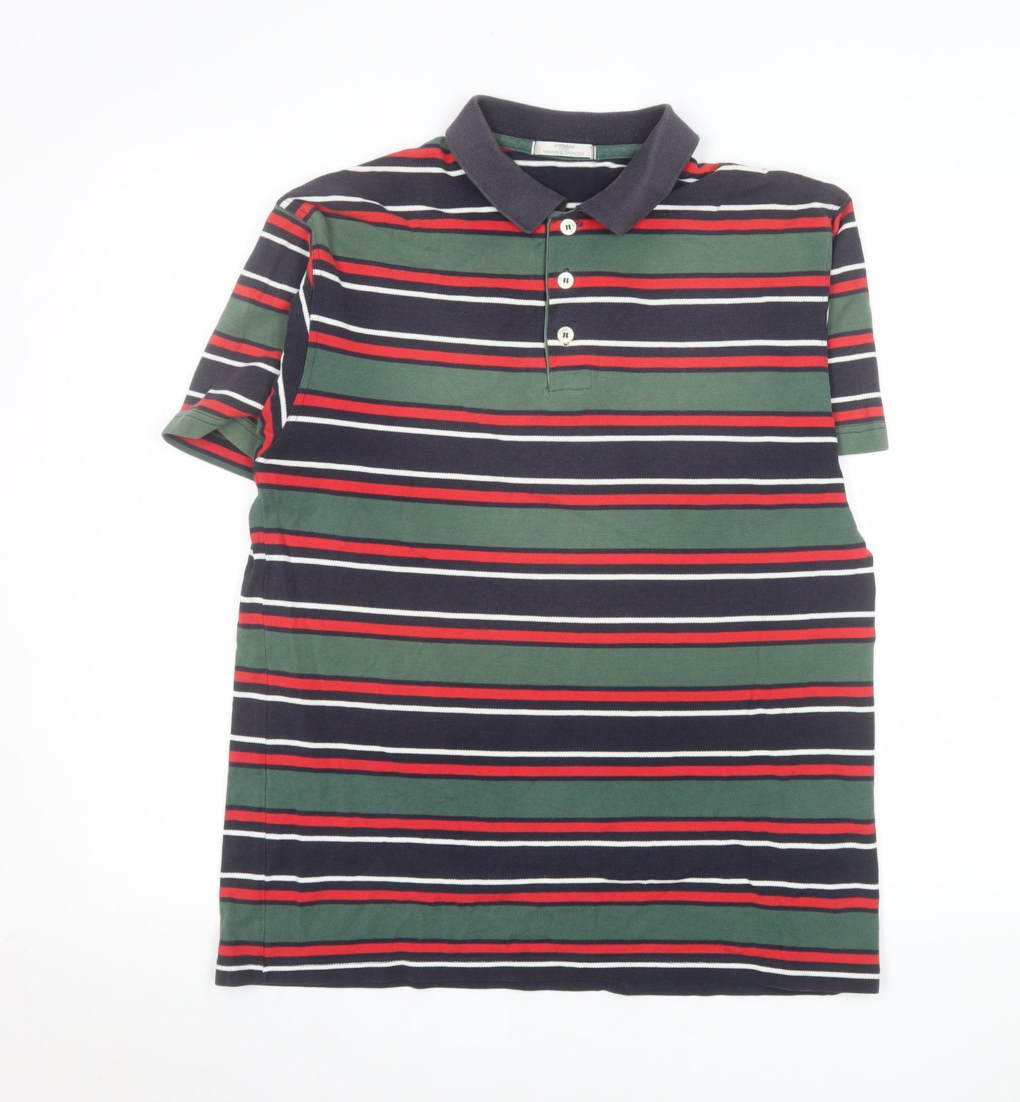 Mens UK Size M Marks and Spencer 100% Cotton Polo Shirt