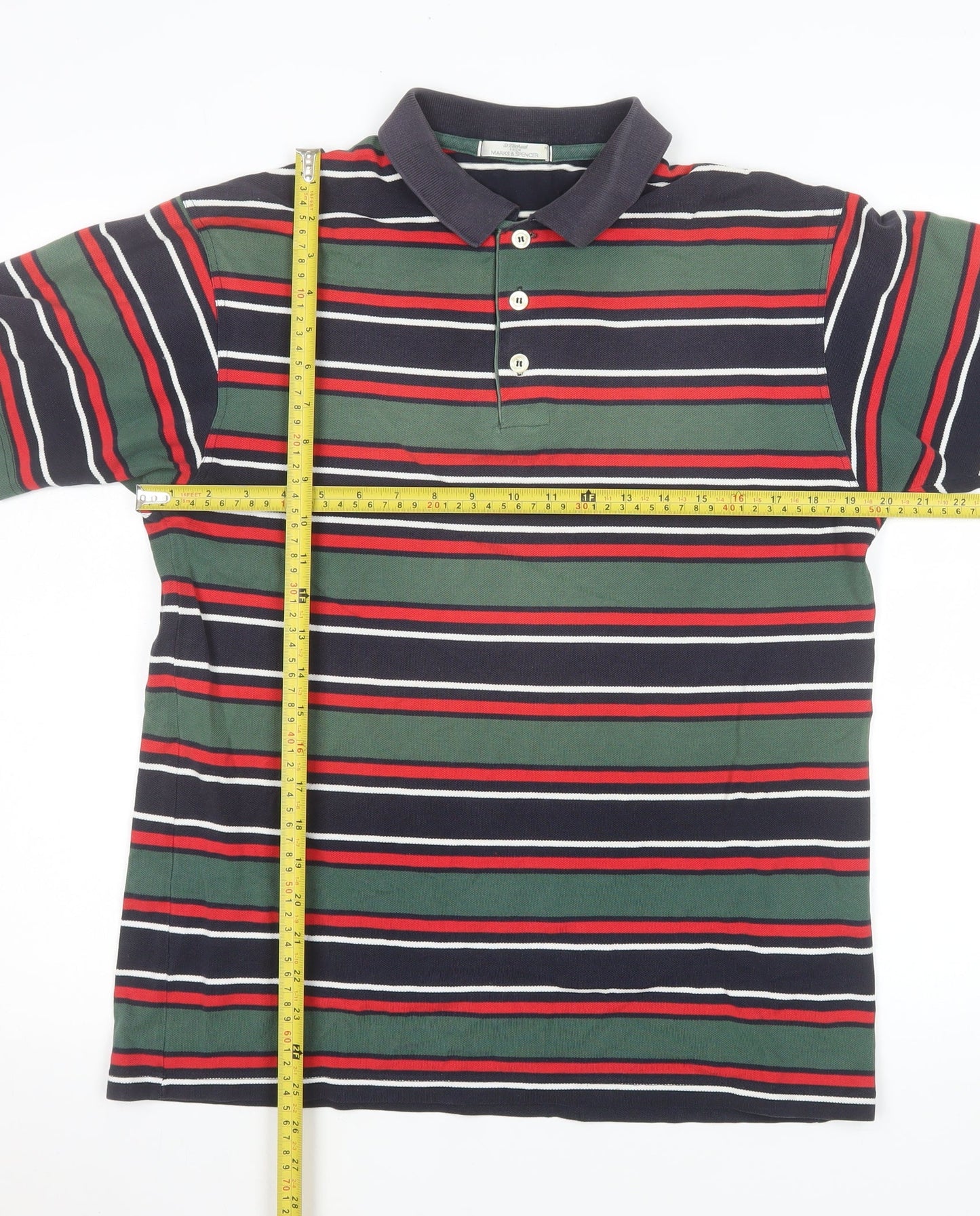 Mens UK Size M Marks and Spencer 100% Cotton Polo Shirt