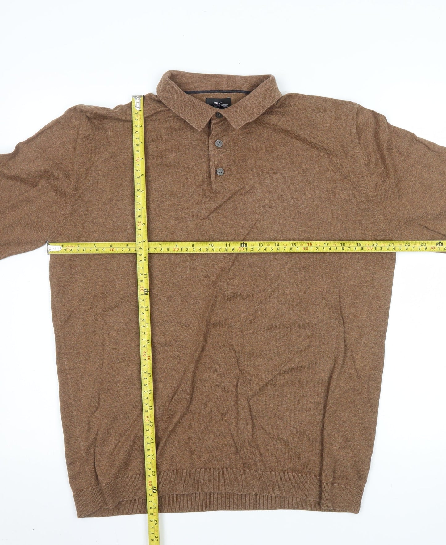 Mens UK Size L NEXT Cotton Blend Polo Shirt