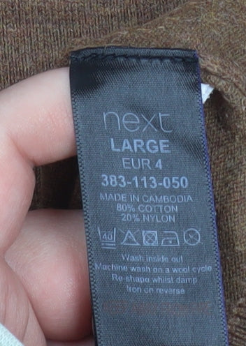 Mens UK Size L NEXT Cotton Blend Polo Shirt