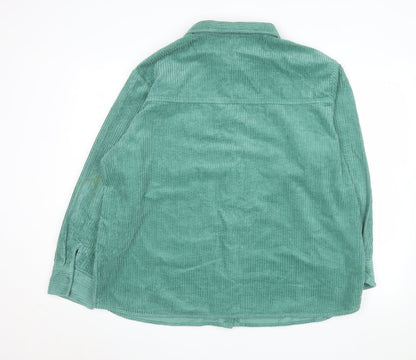 Womens UK Size 14 H&M Green Basic Jacket