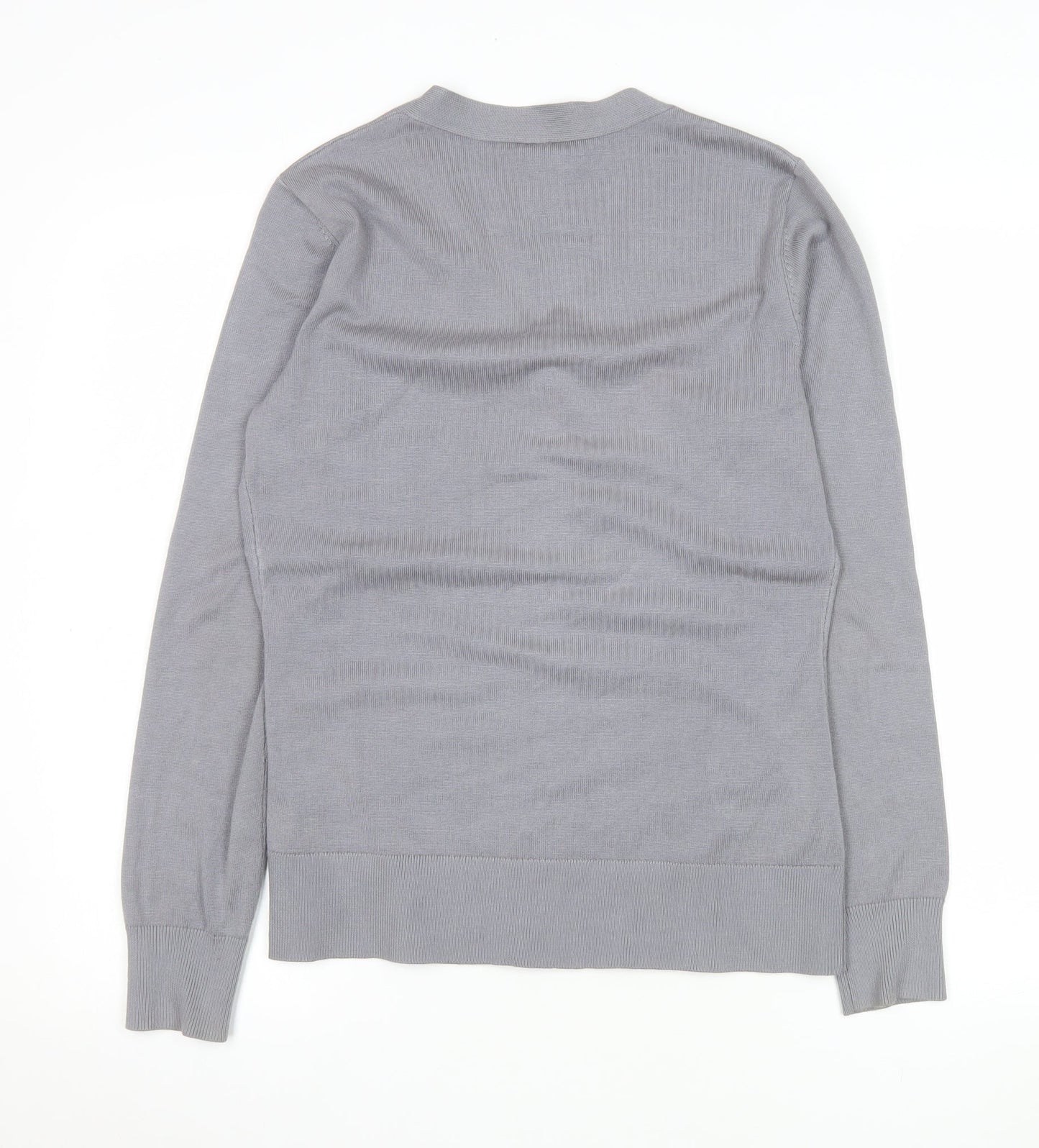 Womens UK Size S Haomeili Grey Cardigan Jumper