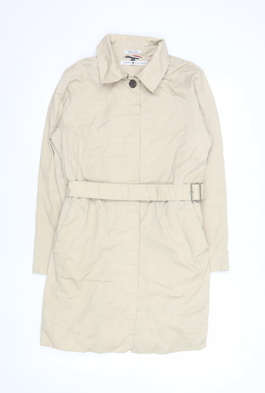 Womens UK Size S Tommy Hilfiger Beige Trench Coat