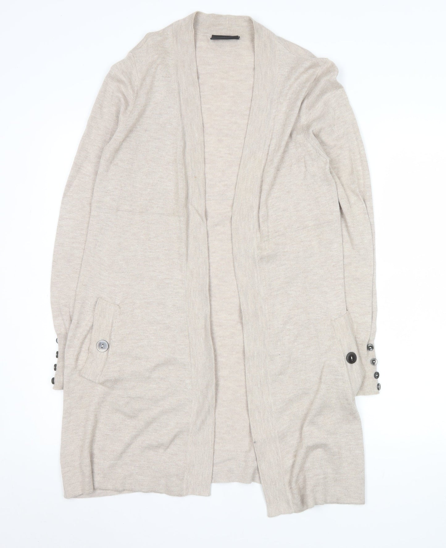 Womens UK Size S Wallis Beige Cardigan Jumper