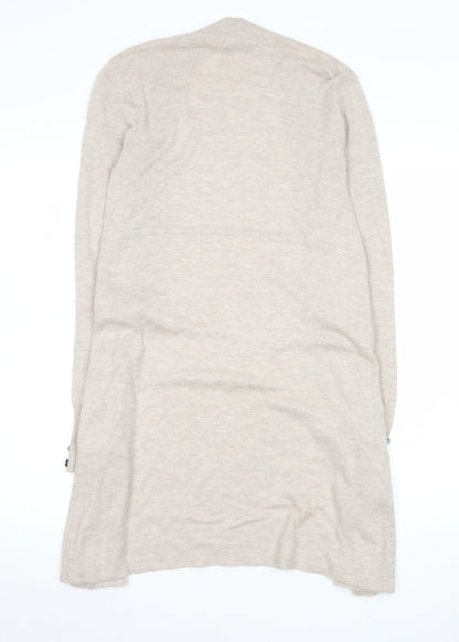 Womens UK Size S Wallis Beige Cardigan Jumper