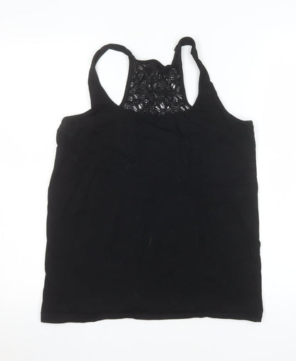 Womens UK Size L Love to Lounge Black Camisole Tank