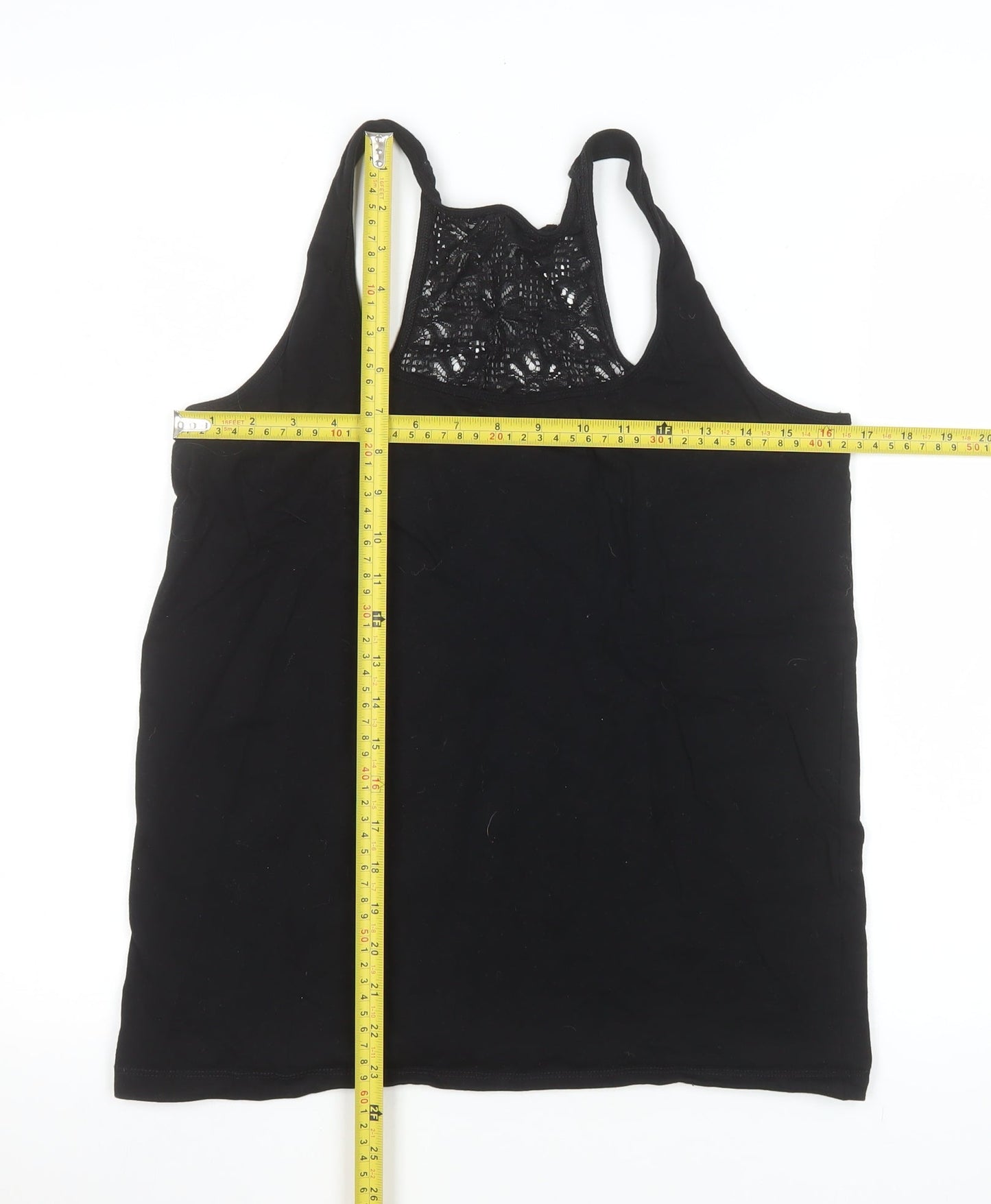Womens UK Size L Love to Lounge Black Camisole Tank