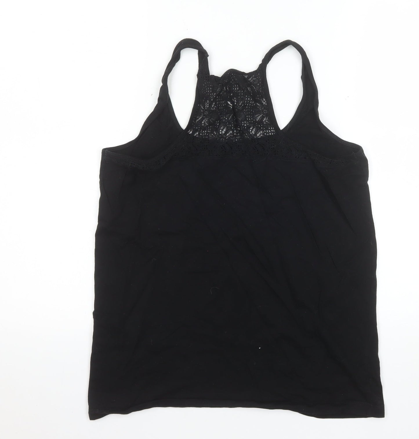 Womens UK Size L Love to Lounge Black Camisole Tank
