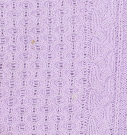 Womens UK Size S Isle Purple Pullover Jumper