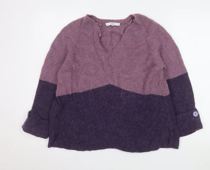 Womens UK Size M NEXT Purple Pullover Jumper