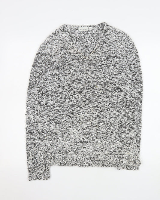 Womens UK Size S Canda Grey Pullover Jumper