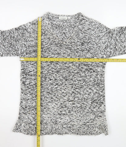 Womens UK Size S Canda Grey Pullover Jumper
