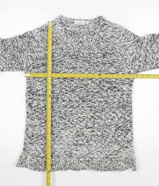 Womens UK Size S Canda Grey Pullover Jumper