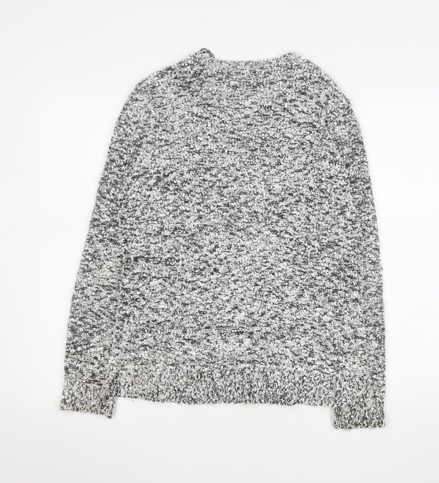Womens UK Size S Canda Grey Pullover Jumper
