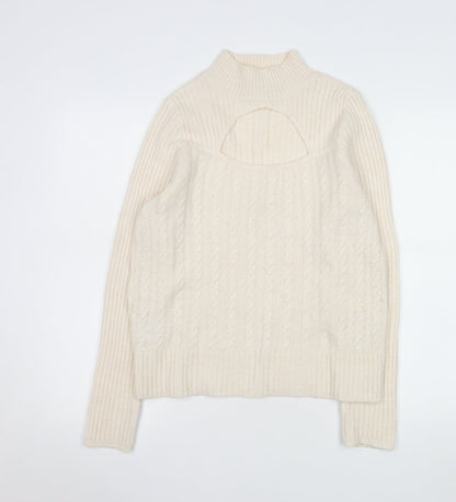 Womens UK Size S NEXT Ivory Pullover Jumper