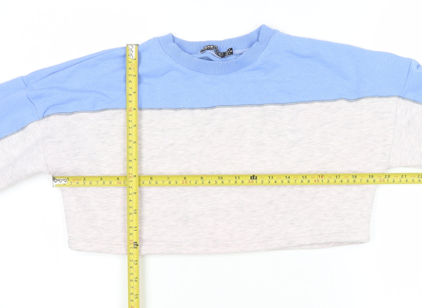 Womens UK Size 8 ISAWITFIRST Multicoloured Pullover Sweatshirt