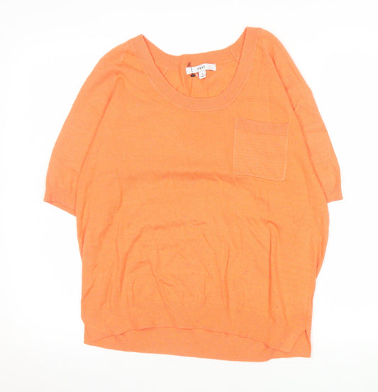Womens UK Size S NEXT Orange Basic T-Shirt