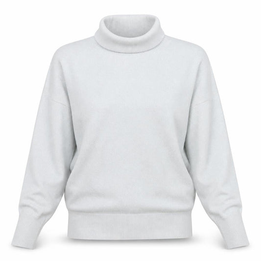 Reiss Womens Grey Roll Neck Knit Pullover Jumper XS