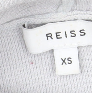 Reiss Womens Grey Roll Neck Knit Pullover Jumper XS