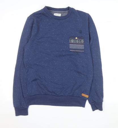 Mens UK Size M Nanny State Blue Pullover Sweatshirt