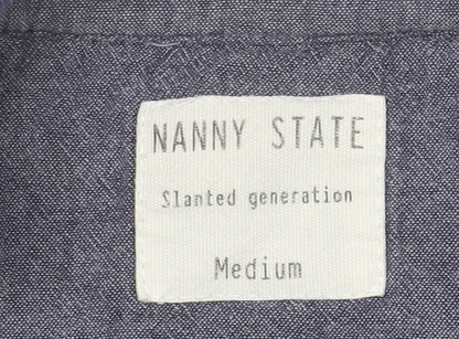 Mens UK Size M Nanny State Blue Pullover Sweatshirt