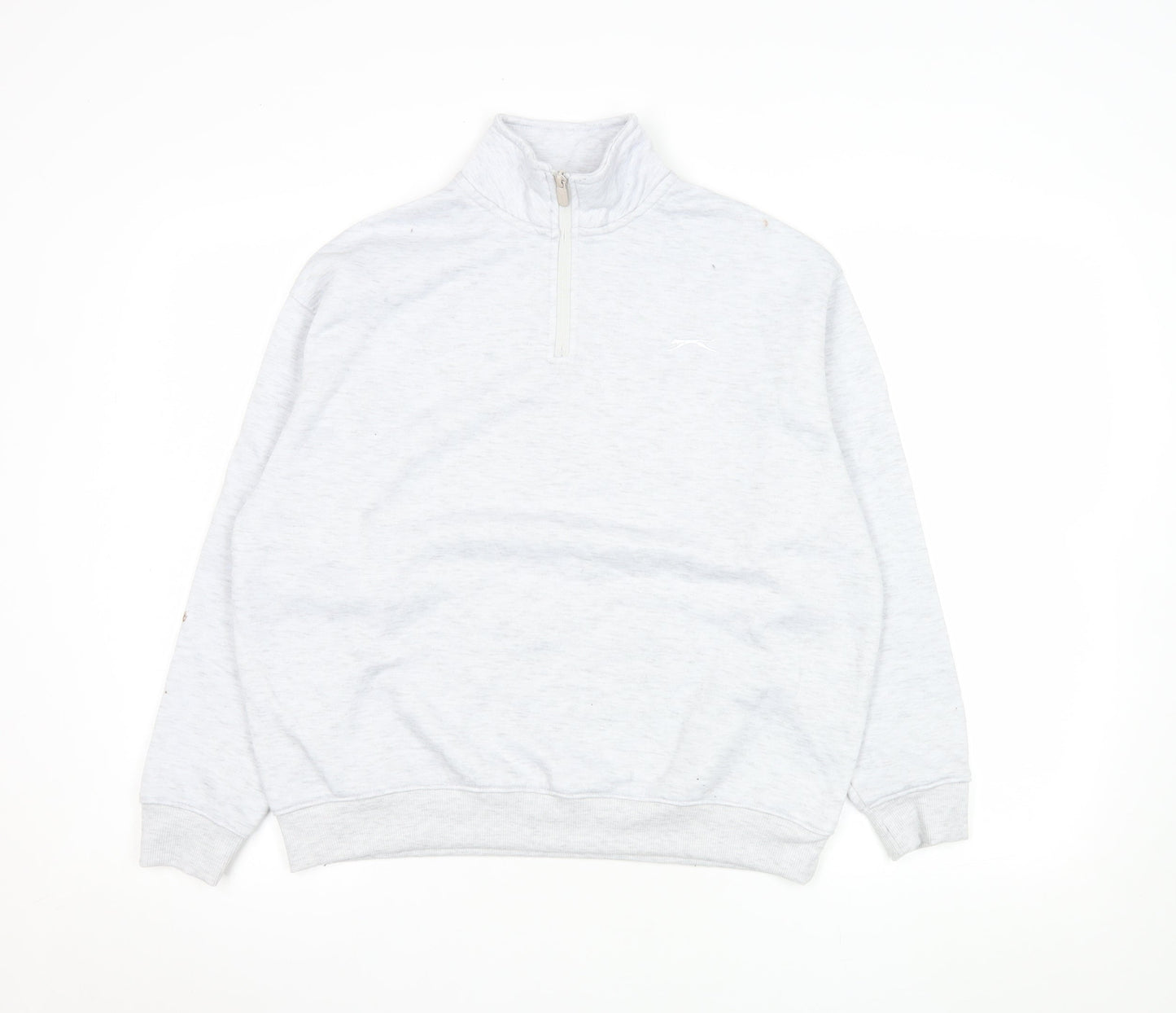 Womens UK Size XS Slazenger Grey Pullover Sweatshirt