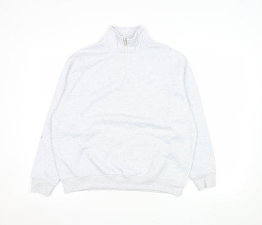 Womens UK Size XS Slazenger Grey Pullover Sweatshirt