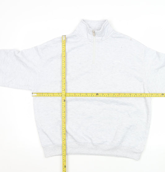 Womens UK Size XS Slazenger Grey Pullover Sweatshirt